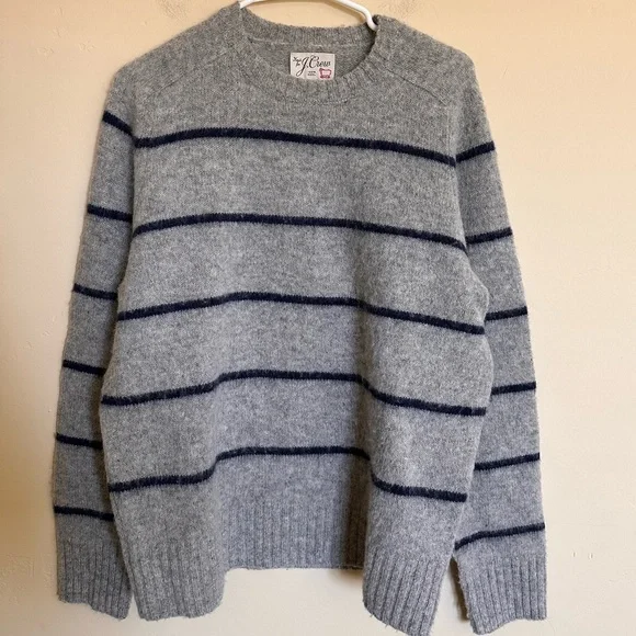 J. Crew 100% Brushed Wool Crewneck - Picture 2 of 6